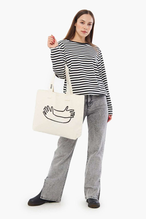 Divine Oneness Hands Çanta - snugbrandwear
