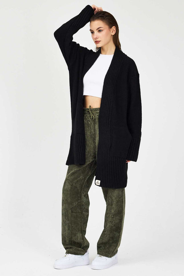 Night Triko Cardigan Hırka - Kadın