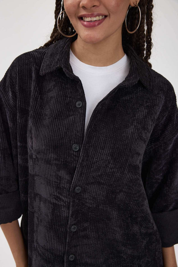 Night Kadife Gömlek - Kadın