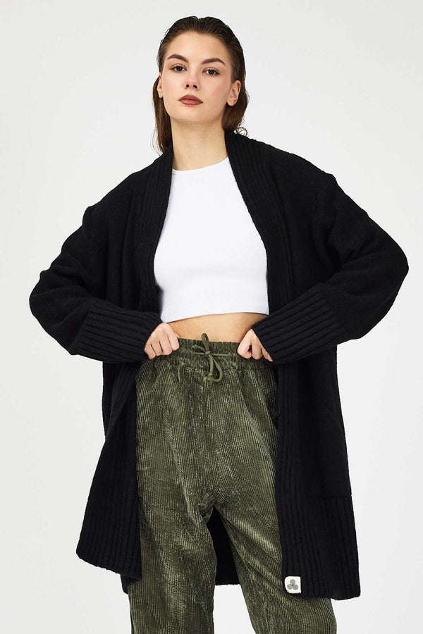 Night Triko Cardigan Hırka - Kadın