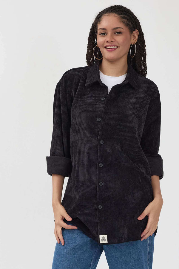 Night Kadife Gömlek - Kadın