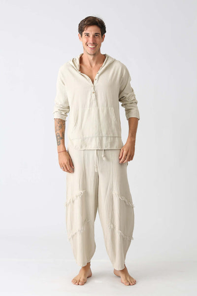 Bej Flow Pantolon - Erkek - snugbrandwear