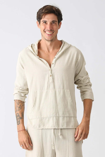 Sand Spring Breeze Erkek Gömlek - snugbrandwear