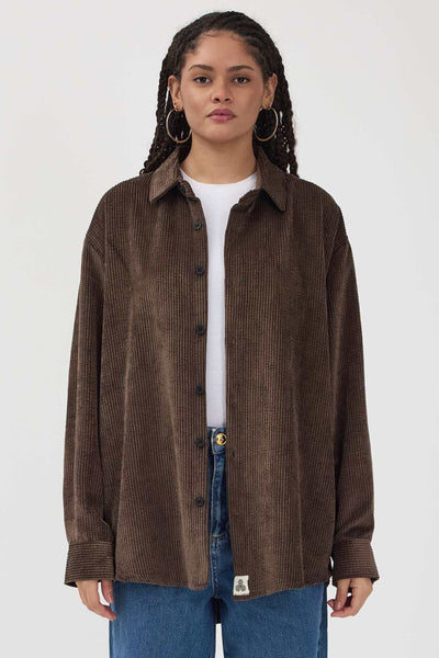 Roasted Kadife Gömlek - Kadın