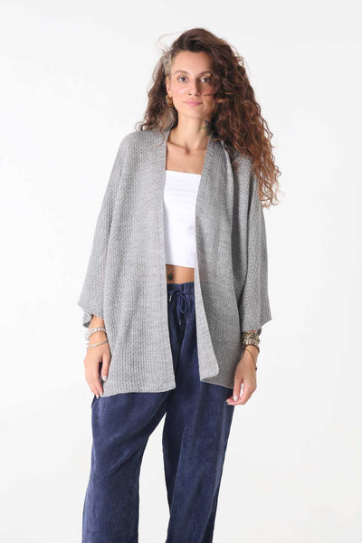 Silver triko Hırka - Kadın - snugbrandwear
