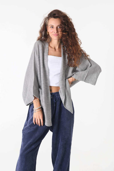 Silver triko Hırka - Kadın - snugbrandwear