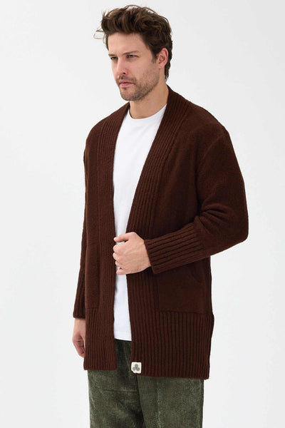 Roasted Triko Cardigan Hırka - Erkek