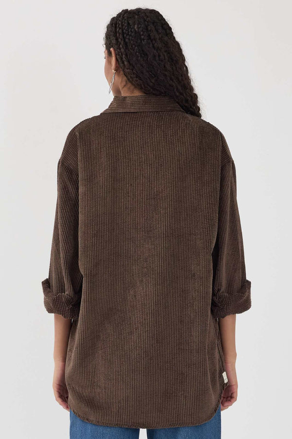 Roasted Kadife Gömlek - Kadın