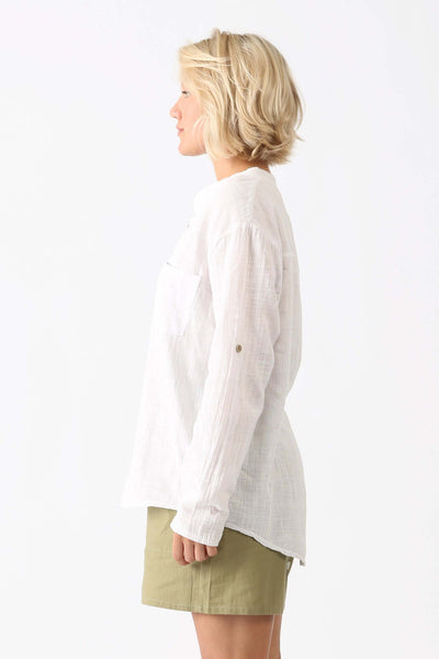 Snow Keten Kadın Gömlek - snugbrandwear