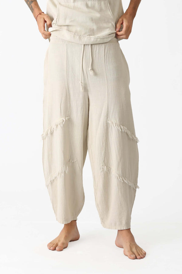 Bej Flow Pantolon - Erkek - snugbrandwear