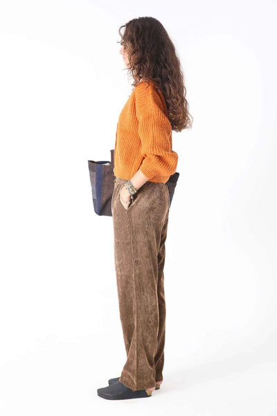 Dune Kadife Baggy Pantolon - Kadın - snugbrandwear