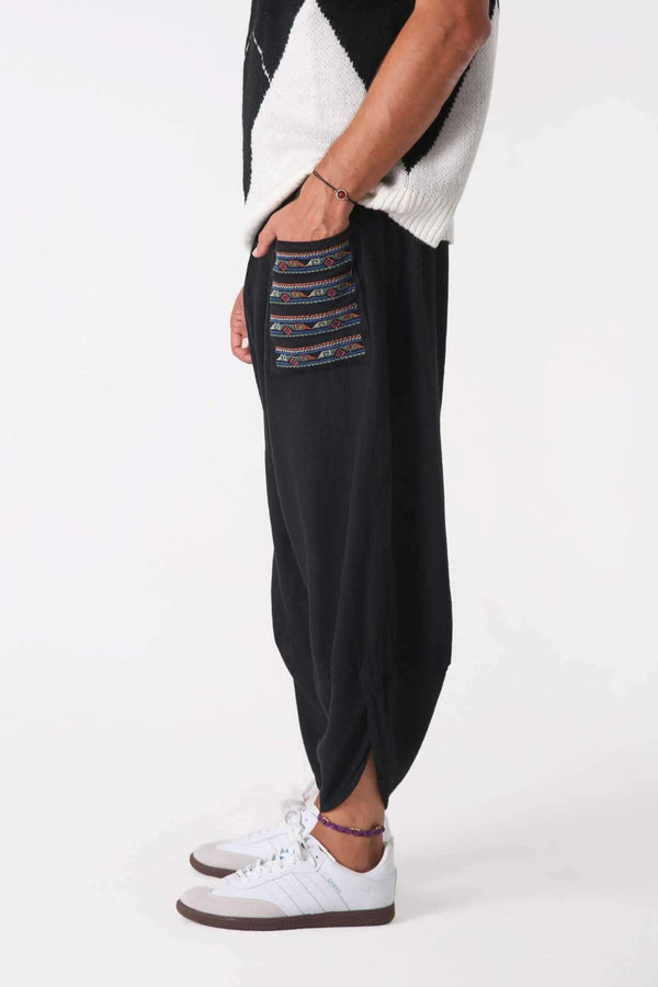 Night Baggy Etnik Pantolon - Erkek