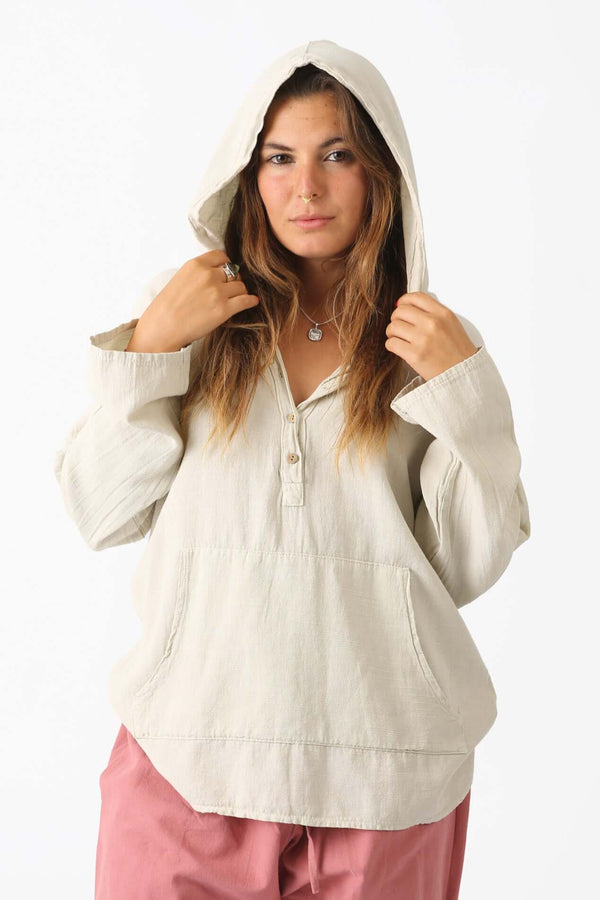 Sand Spring Breeze Kadın Gömlek - snugbrandwear