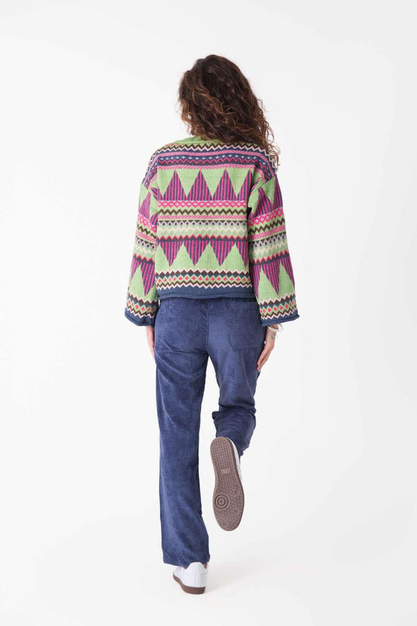 Navy Kadife Baggy Pantolon - Kadın - snugbrandwear