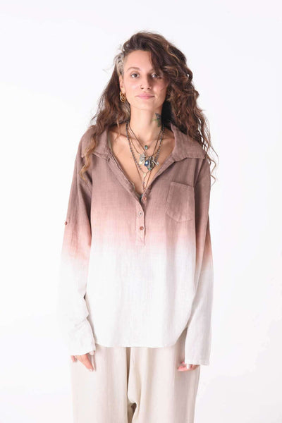 Pastel Sunset Limited Gömlek Kadın
