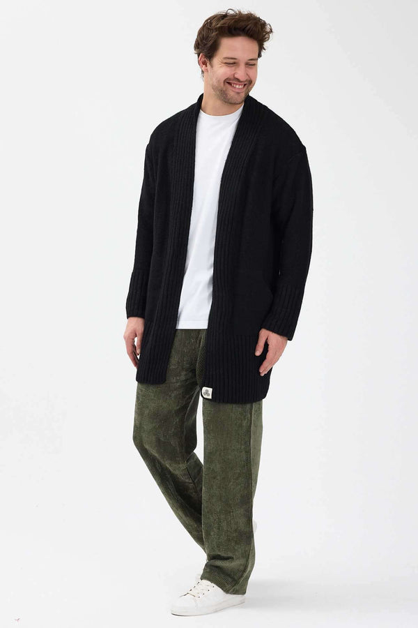 Triko Cardigan Hırka - Erkek