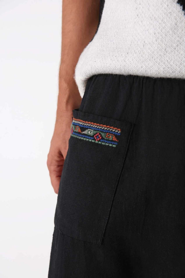 Night Baggy Etnik Pantolon - Erkek