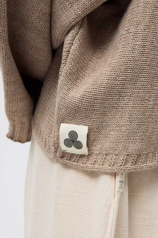 Snug brandwear Bej krem triko pamuk sweatshirt crop top 