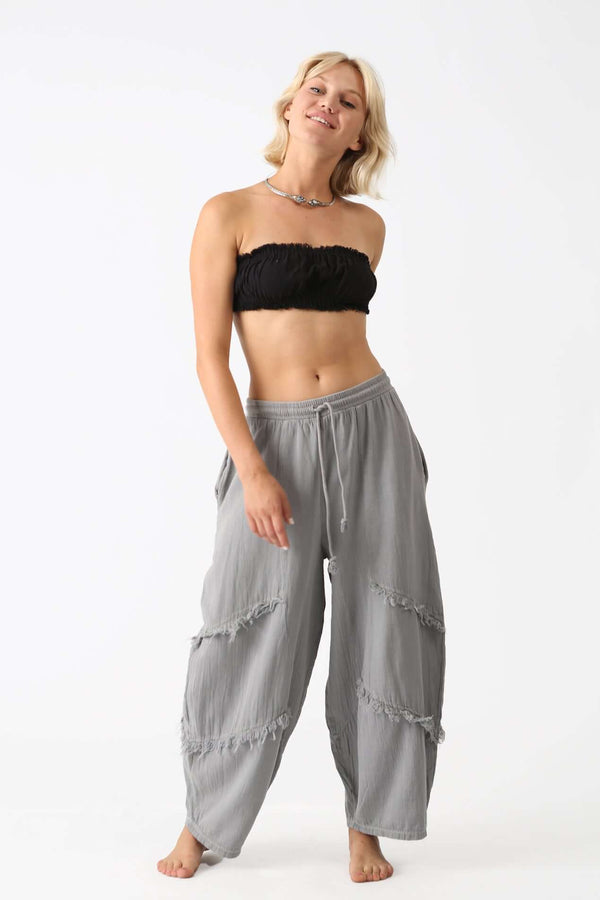 Silver Flow Pantolon - Kadın - snugbrandwear