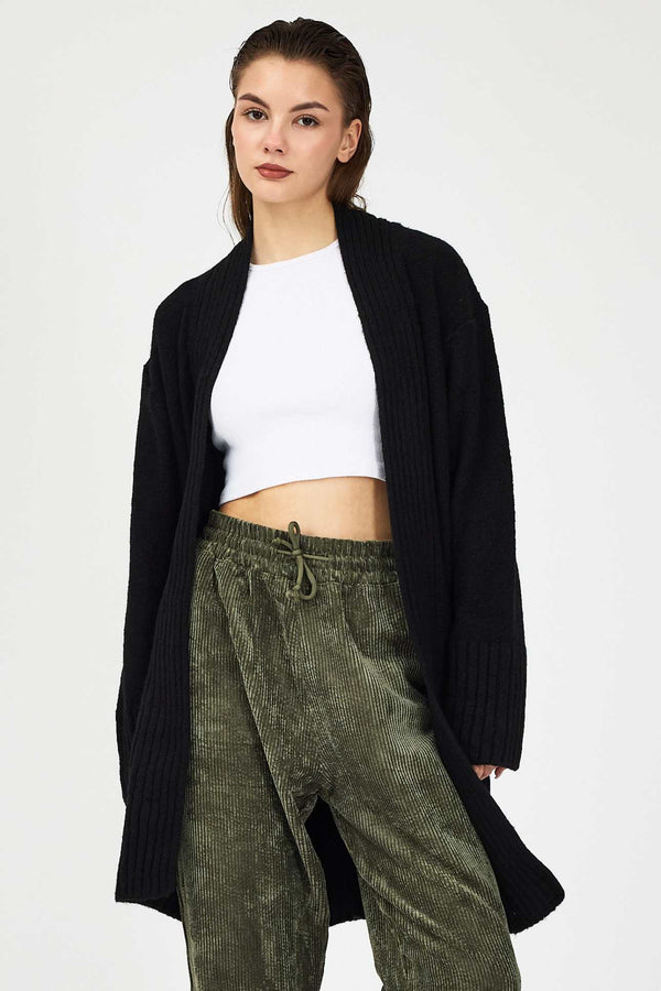 Night Triko Cardigan Hırka - Kadın