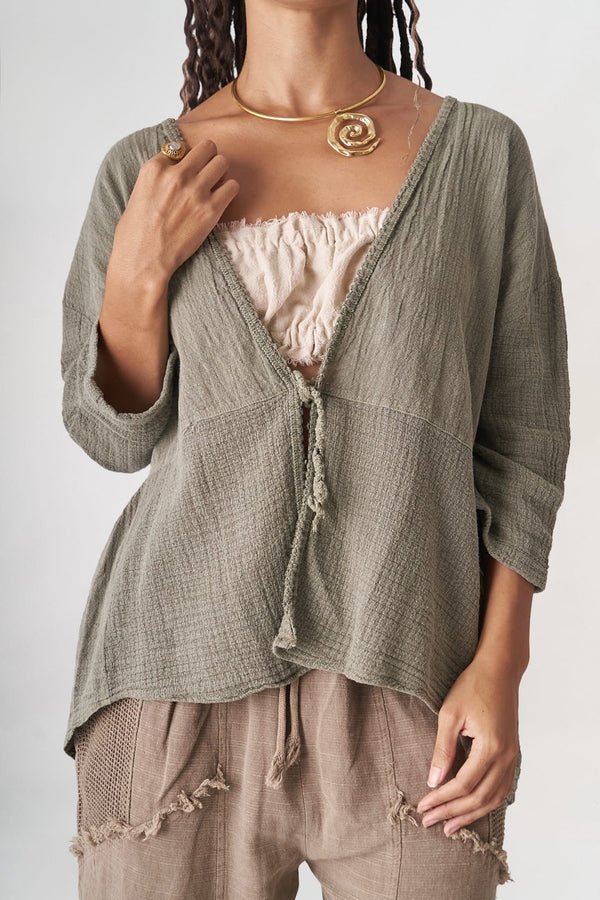 Forest Keten Hırka - ( Ön satış )