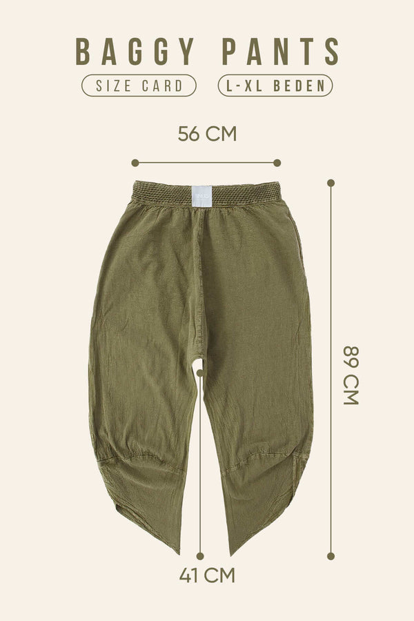 Forest Baggy Pantolon - Kadın - snugbrandwear