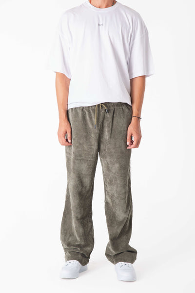 Forest Kadife Baggy Pantolon - Erkek - snugbrandwear
