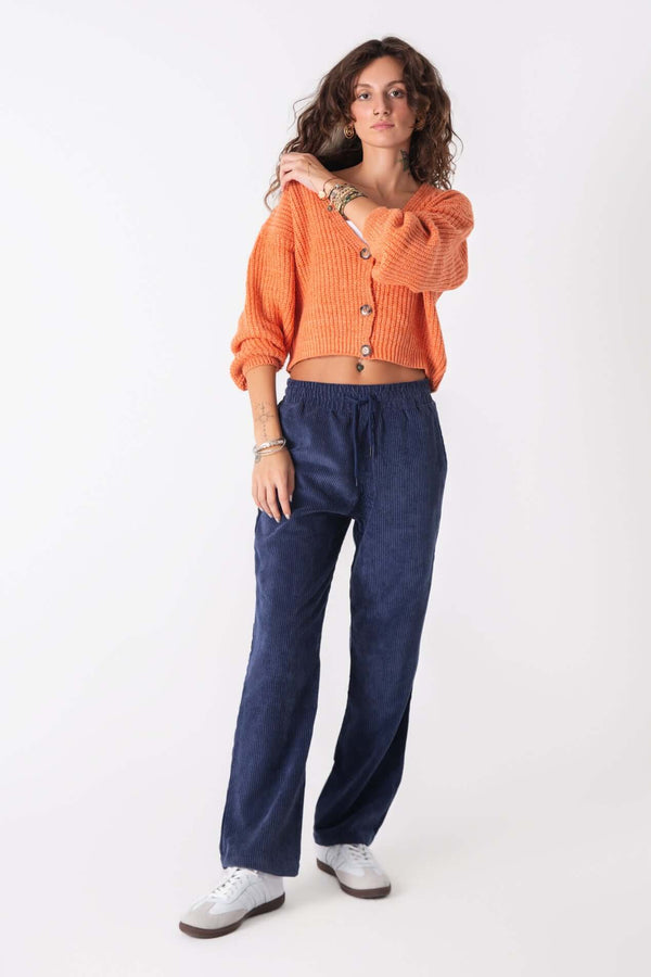 Orange Vintage Triko Süveter - snugbrandwear