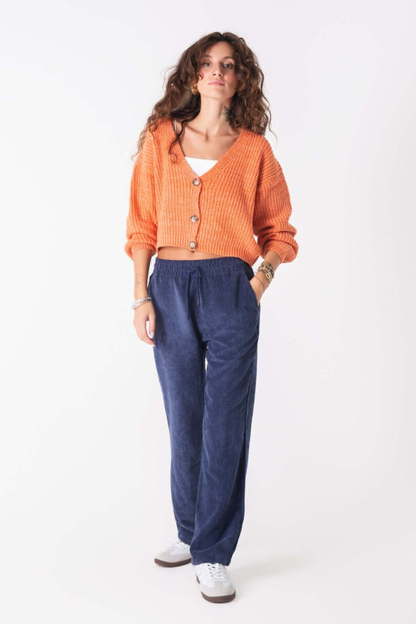 Orange Vintage Triko Süveter - snugbrandwear