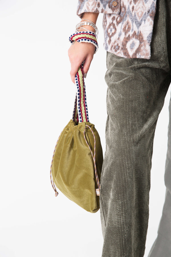 Forest Kadife Baggy Pantolon - Kadın - snugbrandwear