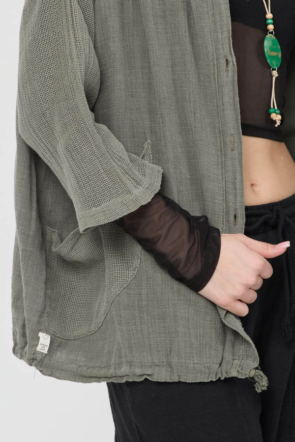 Yeşil Pamuk Hoodie | SNUG