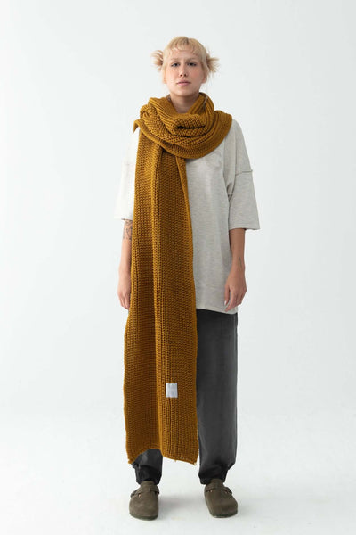 Dune knitted oversize atkı - snugbrandwear