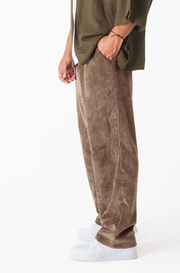 Dune Kadife Baggy Pantolon - Erkek - snugbrandwear