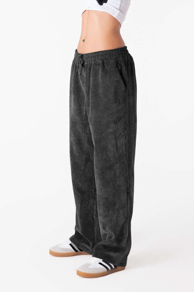 Night Kadife Baggy Pantolon - Kadın - snugbrandwear