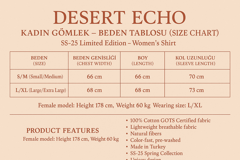 Beden Tablosu