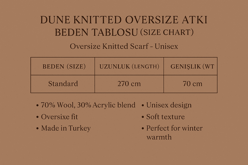 Beden Tablosu
