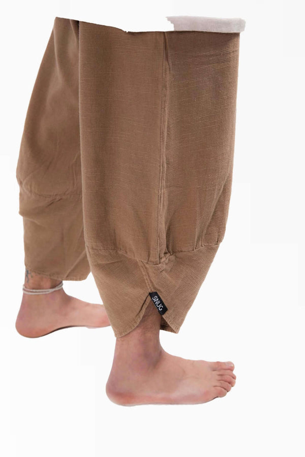 Dune Baggy Pantolon - Erkek, organik pamuk, yaz için mükemmel, şalvar harem boho tarzında rahat pantolon.