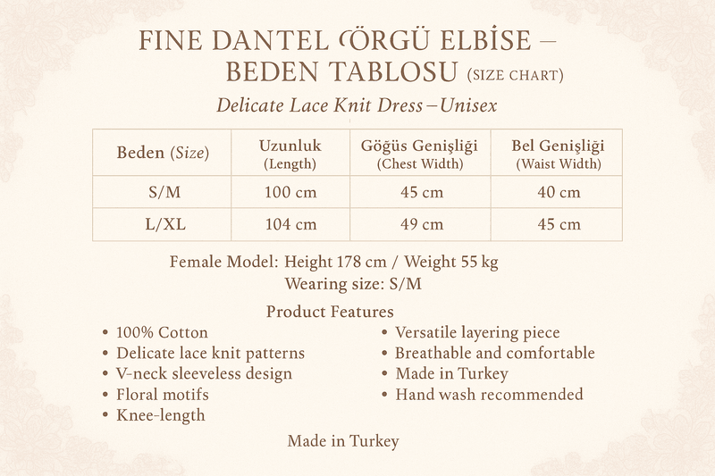Beden Tablosu