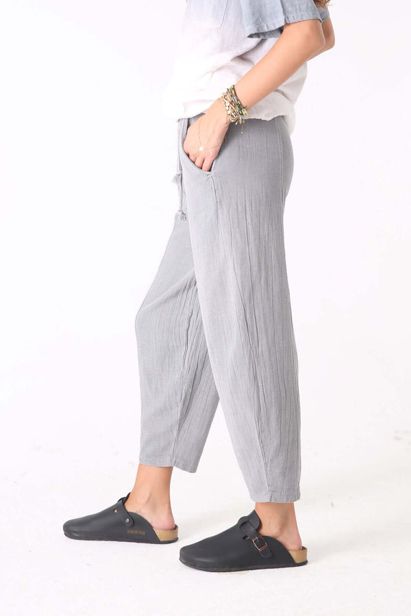Antrasit Düz Paça Pantolon - Kadın - snugbrandwear