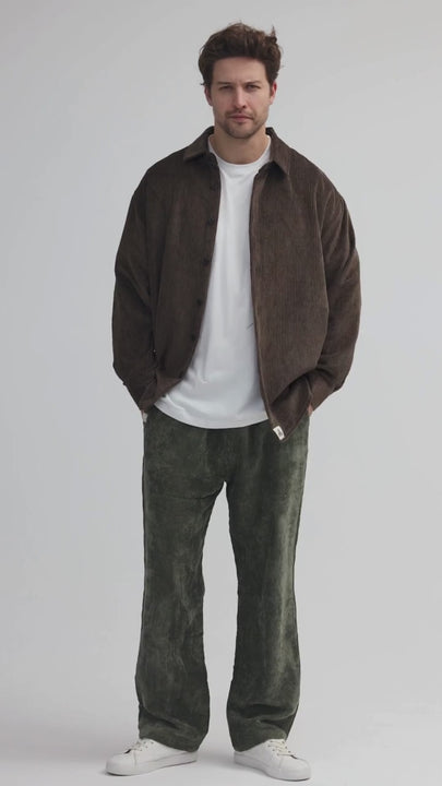 Kadife Gömlek erkek pamuktan yapılan kış Fw25 Sezon Snug brandwear Orginal ürün