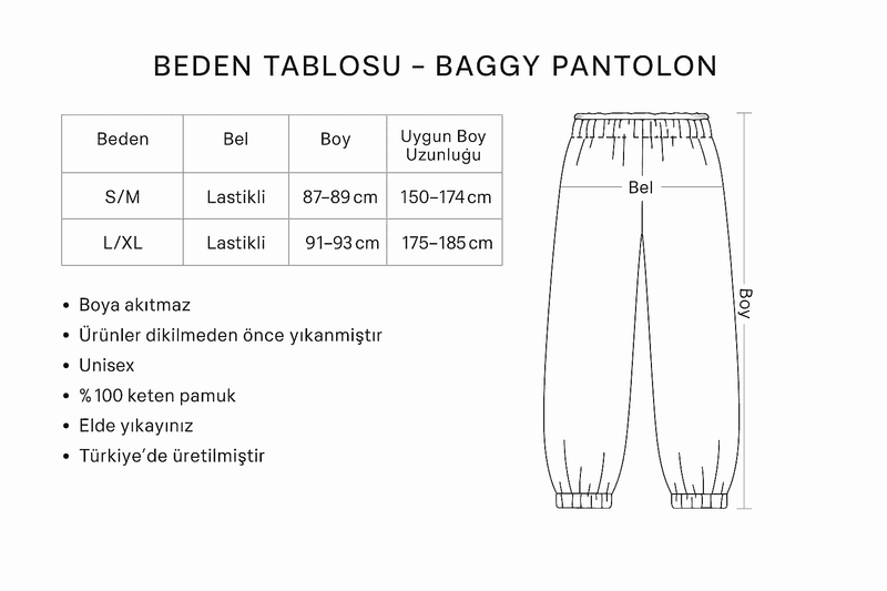 Beden Tablosu