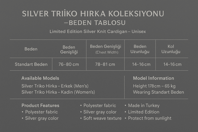 Beden Tablosu