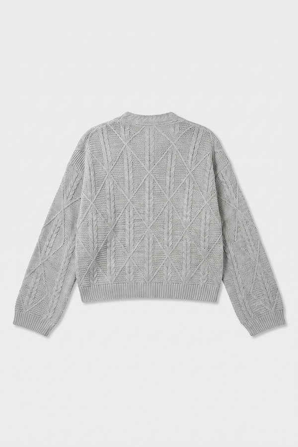 Silver Knot Kısa Triko Hırka - Kadın — ürün görünümü