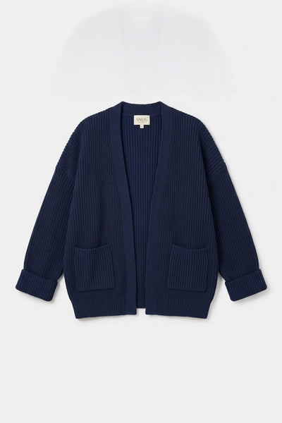 Blue Hour Cepli Oversize Triko Hırka - Erkek