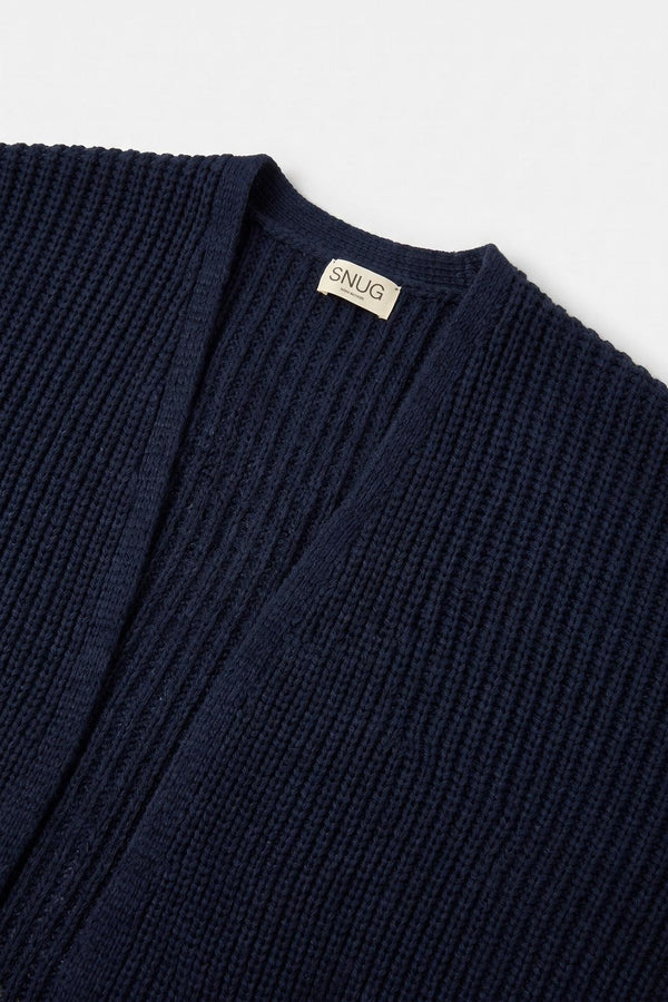 Blue Hour Cepli Oversize Triko Hırka - Erkek — örgü detayı
