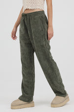 Forest Kadife Baggy Pantolon - Kadın