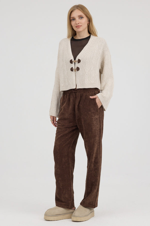 Vanilla Knot Kısa Triko Hırka - Kadın — 5
