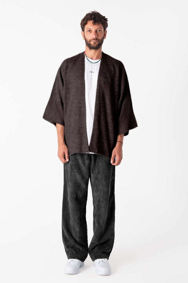 Roasted triko Hırka - Erkek