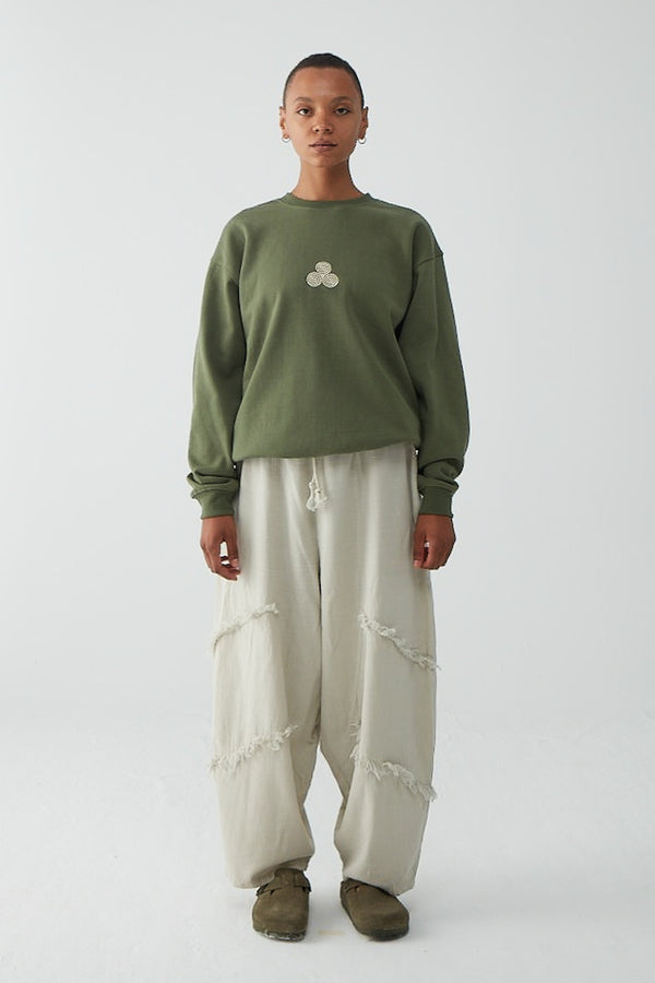 SNUG Beige Flow Pants - Women - önden tam boy