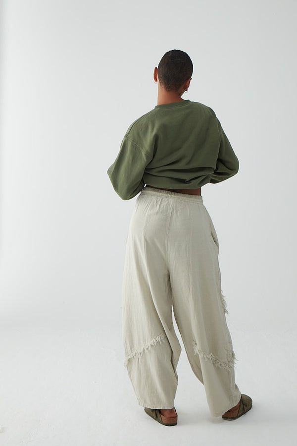SNUG Beige Flow Pants - Women - arkadan